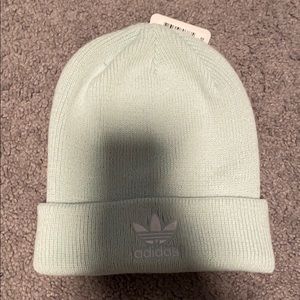 Mint green adidas beanie